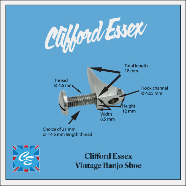 Clifford Essex Vintage Style Banjo Shoe - Image 2