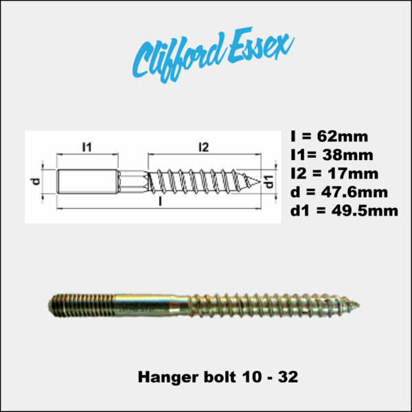 Hanger Bolt 10 - 32